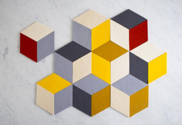 DIY posavasos fieltro PurlSoho