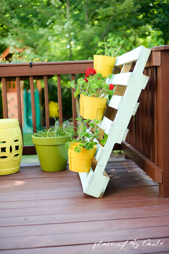 DIY terraza hecha con pallets 