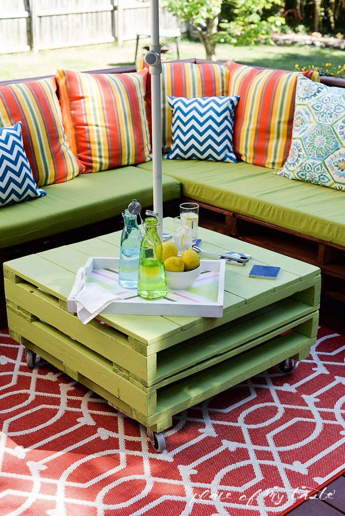 DIY terraza hecha con pallets 